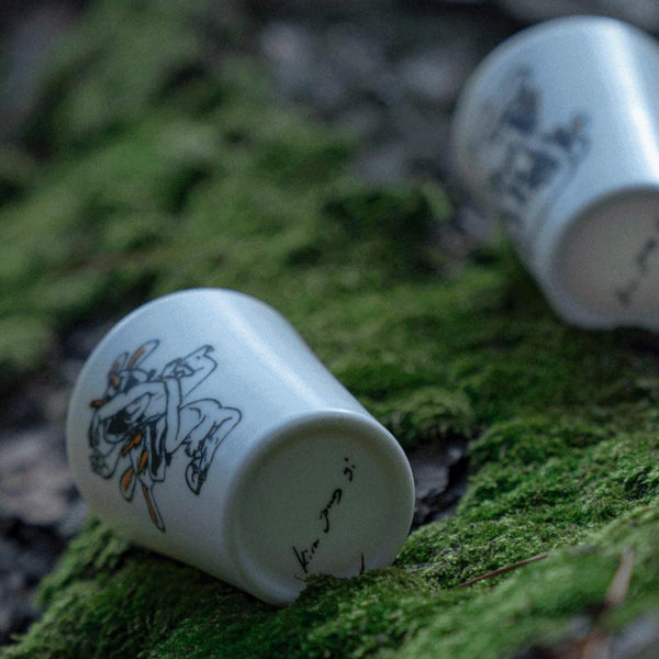 KwangJuYo x Kim Jung Gi by KREAM: Bottle and glass set (1 Bottle & 2 glass)